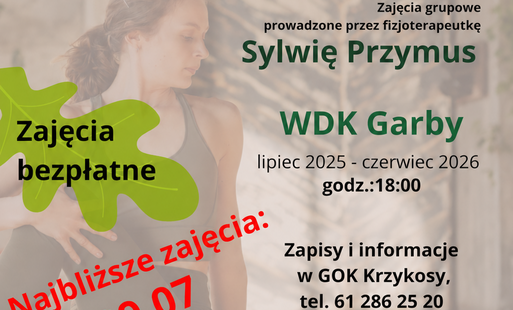 Zajęcia zdrowy kegosłup 9.07